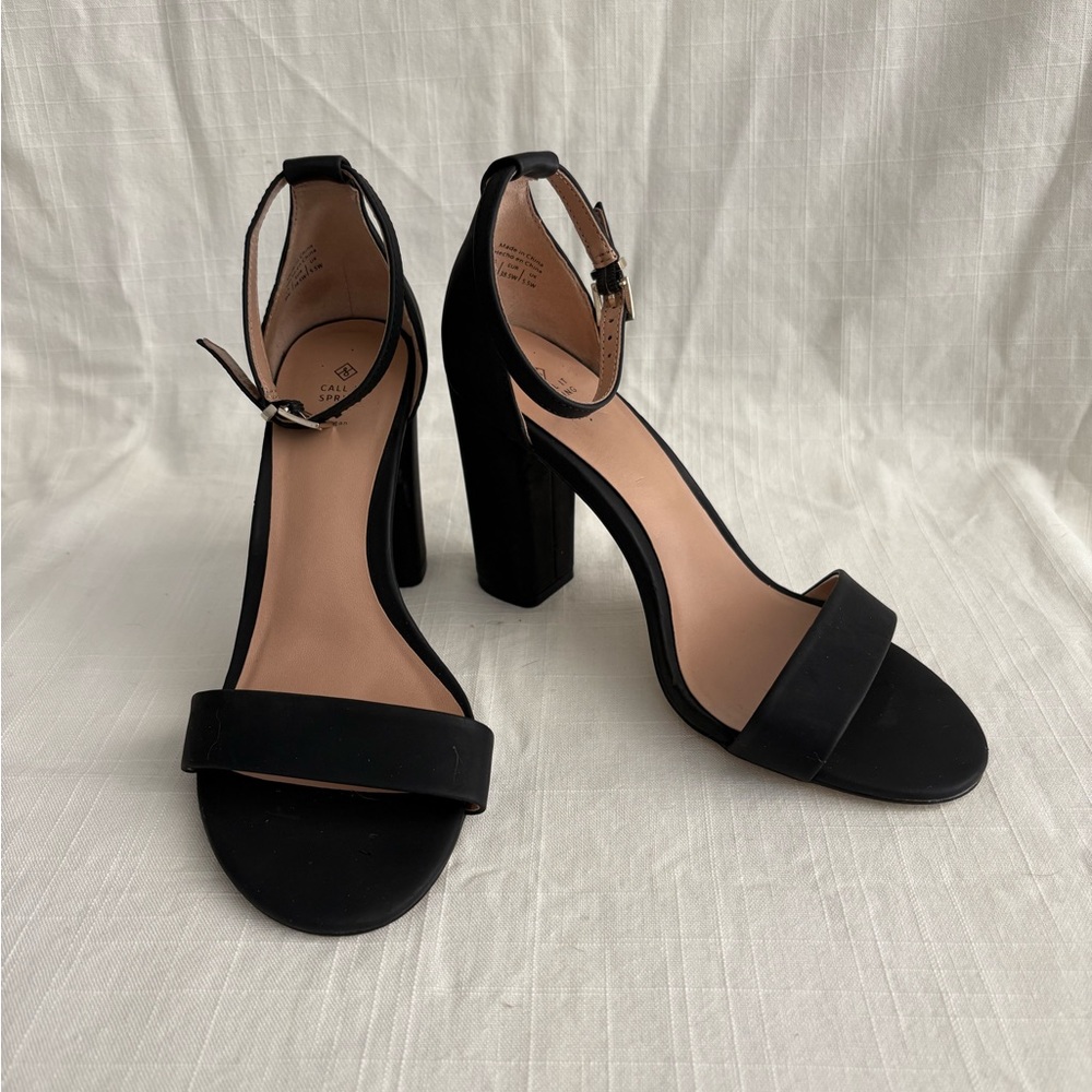Call It Spring Elegant Black Sandals